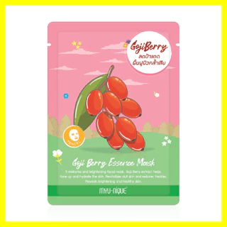MYU-NIQUE Goji Berry Essence Mask 25g มิว-นิค มาสก์โกจิ เบอร์รี่.