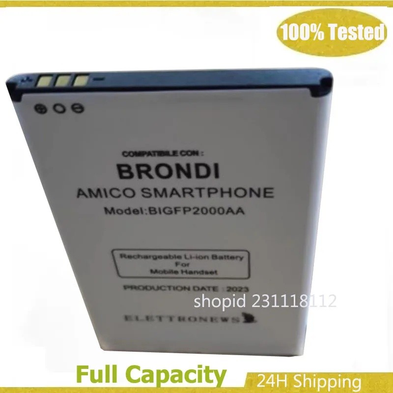 BIGFP2000AA AMICO SMARTPHONE BRONDI SPA S602 แบตเตอรี่ 2800mah