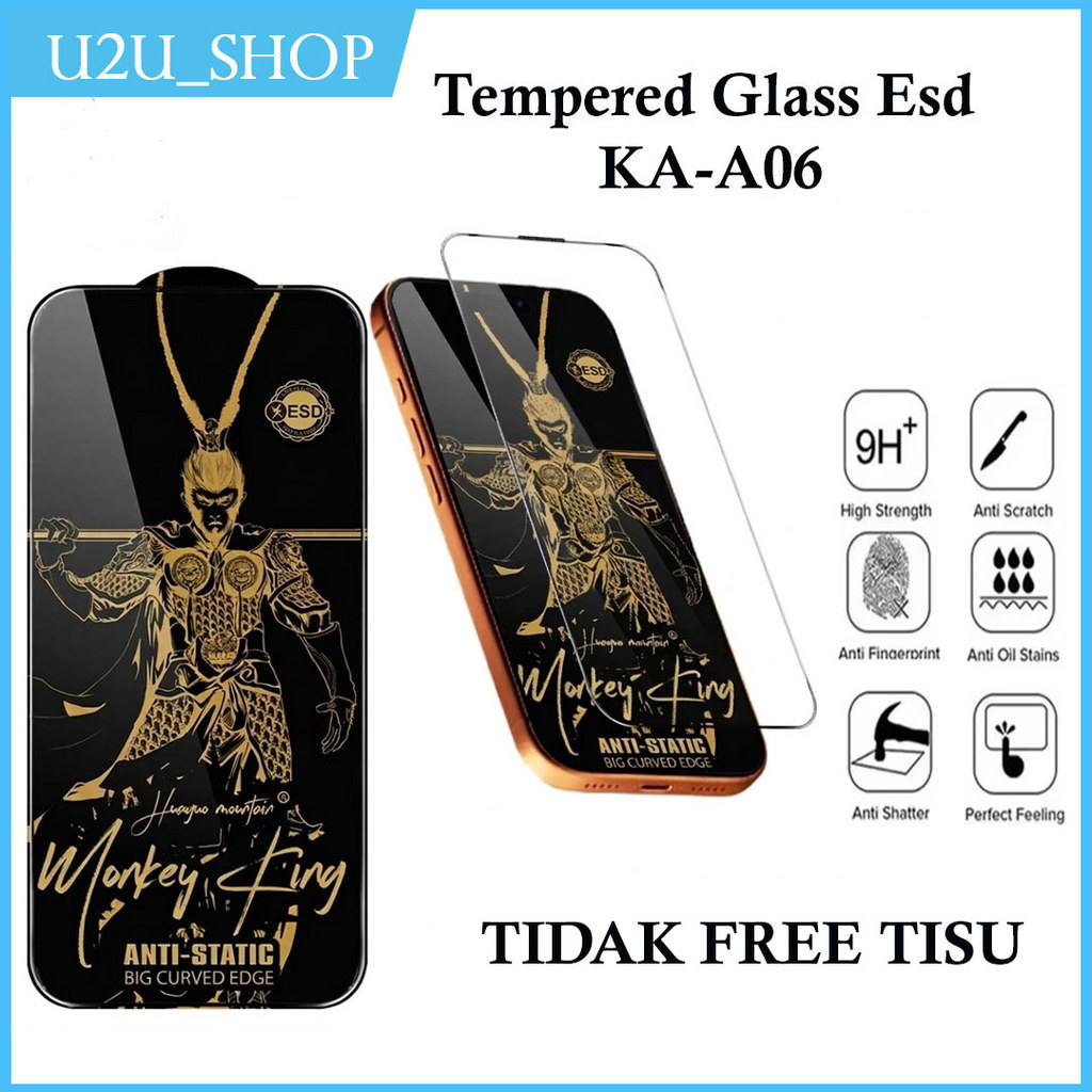 KA-A06 กระจกนิรภัย Monkey King ESD สําหรับ Oppo Reno2 2f 2z 3 4 4f 5 5f 6 7 7z 8 Pro 8t 4g 8z 12f Re