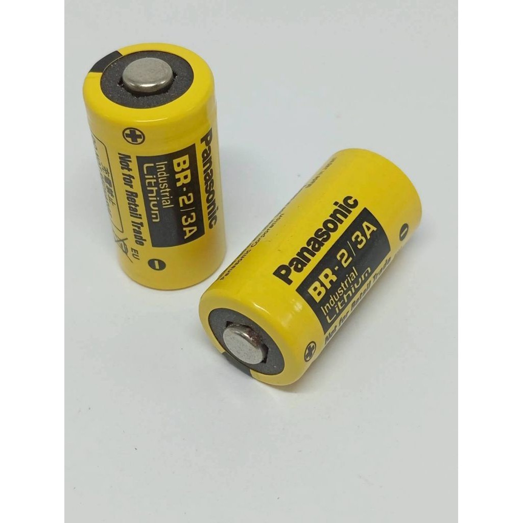 สั่งเลย BR-2/3A. หน้าดำ แบตเตอรี่ลิเธียมอุตสาหกรรม Panasonic BR-2/3A ใหม่ มือ1 Panasonic