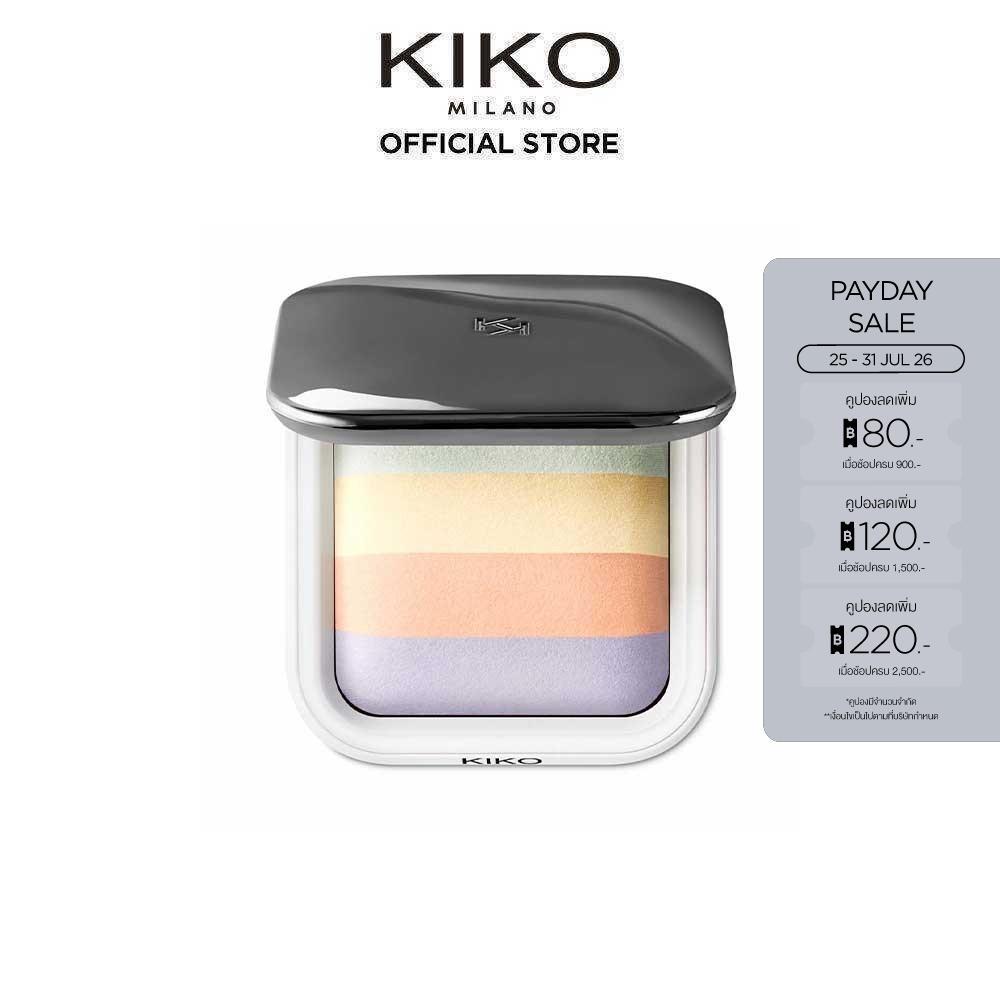 KIKO MILANO Colour Correction Face Fixing Powder คัลเลอร์ คอร์เรคชั่น เฟซ ฟิกซิ่ง พาวเดอร์ (แป้งโปร่งแสง, แป้งคุมมัน)