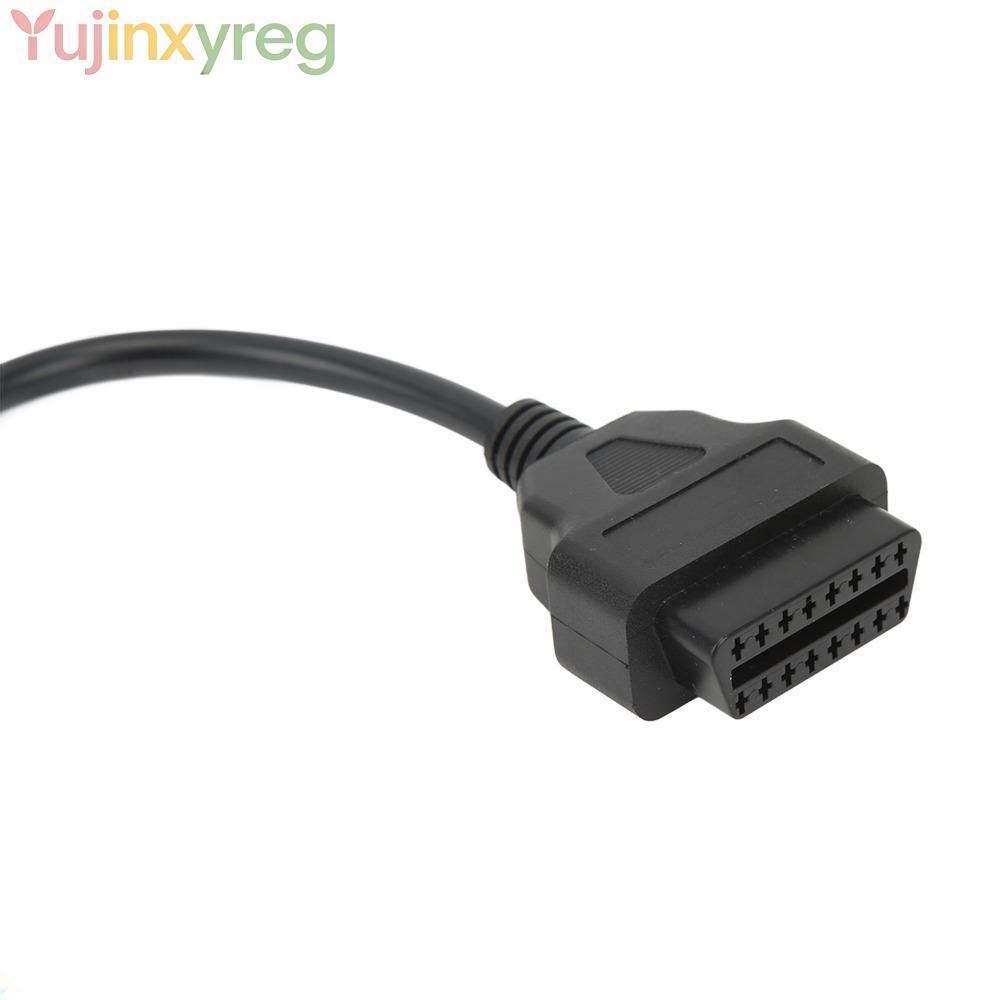 YUJINPH OBD2 หญิงเชื่อมต่อ, ABS 16 Pin OBD2 สายวินิจฉัย, Professional เปิดปลั๊กลวด 5 สาย OBD2 Extens
