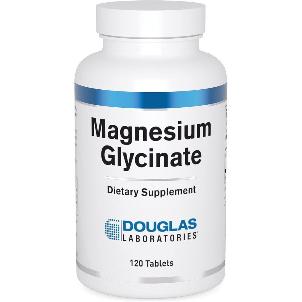 Douglas Lab-Magnesium Glycinate-รองรับฟังก์ชั่นหัวใจปกติและการสร้างกระดูก-120 เม็ด C0JC