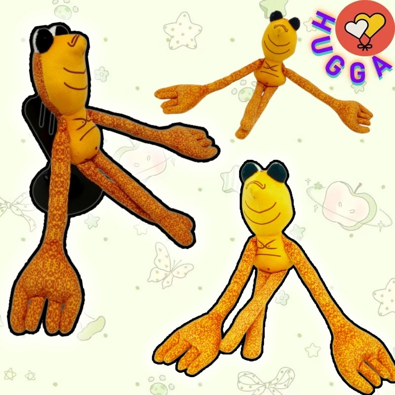 HUGGA MarcusThe Worm PlushieToy FunYellow Worm Plush ของเล่น VRchat Meme Charater ของเล่นนุ่มเครื่อง