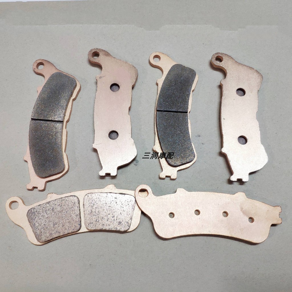 ผ้าเบรกหน้าหลังแบบเผาเคลือบโลหะสำหรับรถจักรยานยนต์ VFR800ปี2006–2013 NT700ปี2010–2013ผ้าดิสก์เบรก