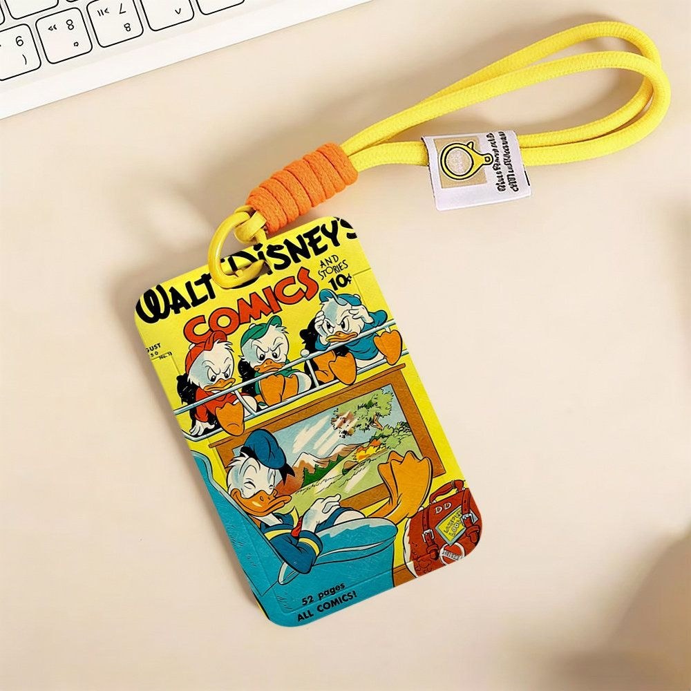 รถไฟท่องเที่ยว Donald Ducks Style Campus Card Traffic fnc Proximity Card Holder Food Card Water Subw