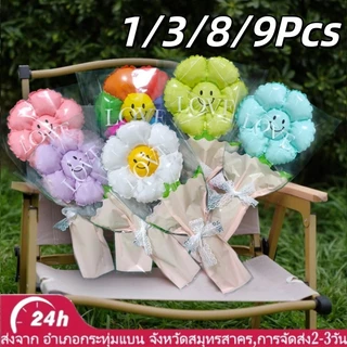 ลูกโป่งช่อดอกไม้มีหูจับ(วันแม่ ของขวัญ)