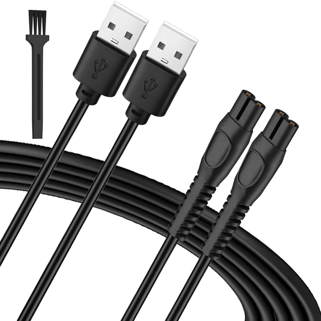 5V USB Charger Cable ใช้งานร่วมกับสําหรับ Philips Norelco One Blade 360 Newer รุ่น QP2834 QP2724 MG9