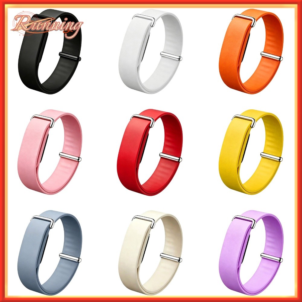 รันนิ่งโอ☽ สําหรับ GoogleFitbit Air สายนาฬิกาซิลิโคนอ่อน Breathable Sweatproof Sport Loop รูป 8 หัวเ