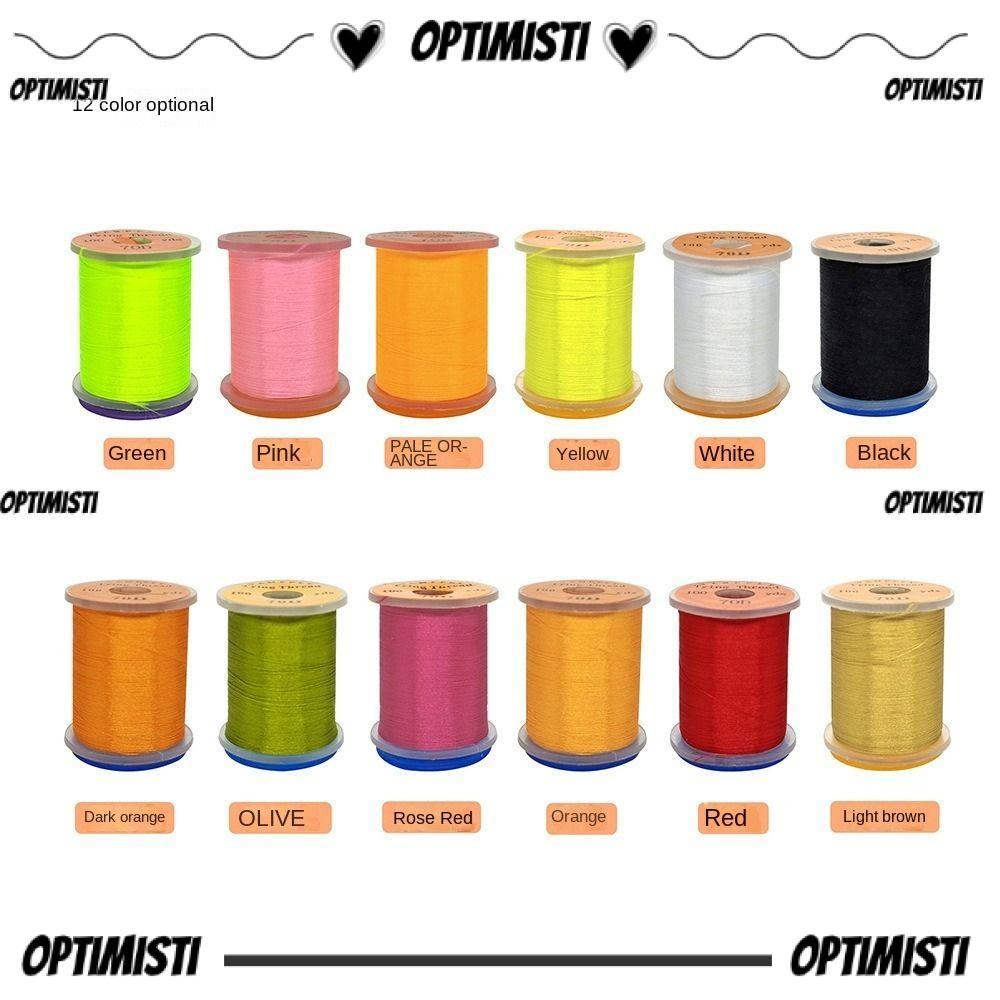 OPTIMISTI Fly Tying Thread line, Premium Super Strong Fly Fishing Line, Fly Bass Salmon Fishing Line
