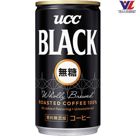 [สินค้าส่งด่วน] [8096] Ucc Black Non Sugar Can 185 Ml. ยูซีซี แบล็ค กาแฟไม่มีน้ำตาล 185 มล.