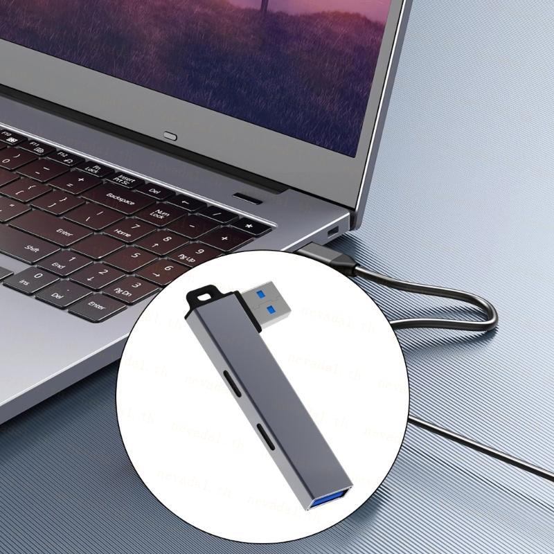 ʚɞ Ne ʚɞ แบบพกพา USB3 0 Hub USB Splitter USB ถึง 2Type C+USB3 0 อะแดปเตอร์สําหรับแล็ปท็อป