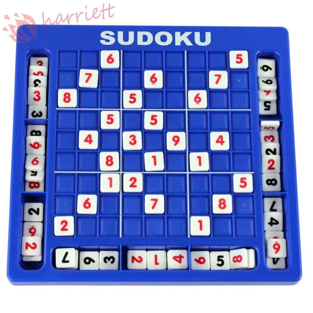 HARRIETT 1 ชุด Sudoku Crosswords ของเล่น, เก้าตาราง Early Education Sudoku ปริศนาของเล่น, หลัก Infal
