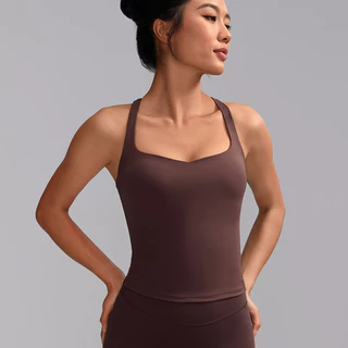 【LASYYOGA】Sports Bra แฟชั่น U-Neck ทรง H สำหรับโยคะและเต้นรำ ออกแบบเพื่อความสวยงามและลดขนาด