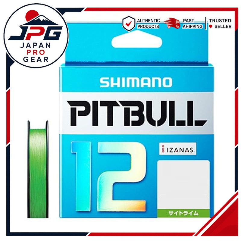 Shimano PE Line Pitbull 12-Strand 200m 1.5 # Site Lime 36.2lb [Direct from Japan]