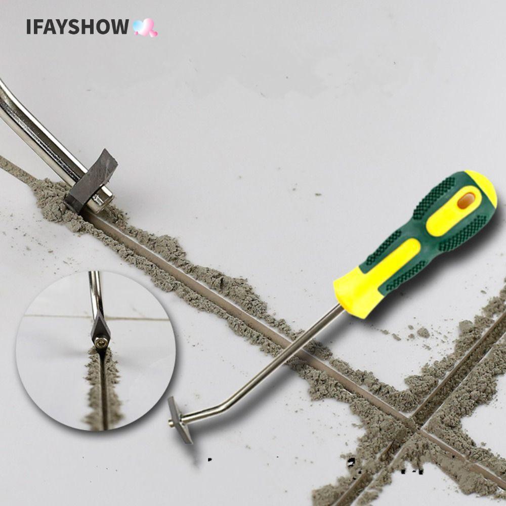 IFAYSHOW Tiles Gap Cleaner,เพชรทังสเตนเหล็กกระเบื้องRemover,เครื่องมือก่อสร้างมืออาชีพชั้นผนังตะเข็บ
