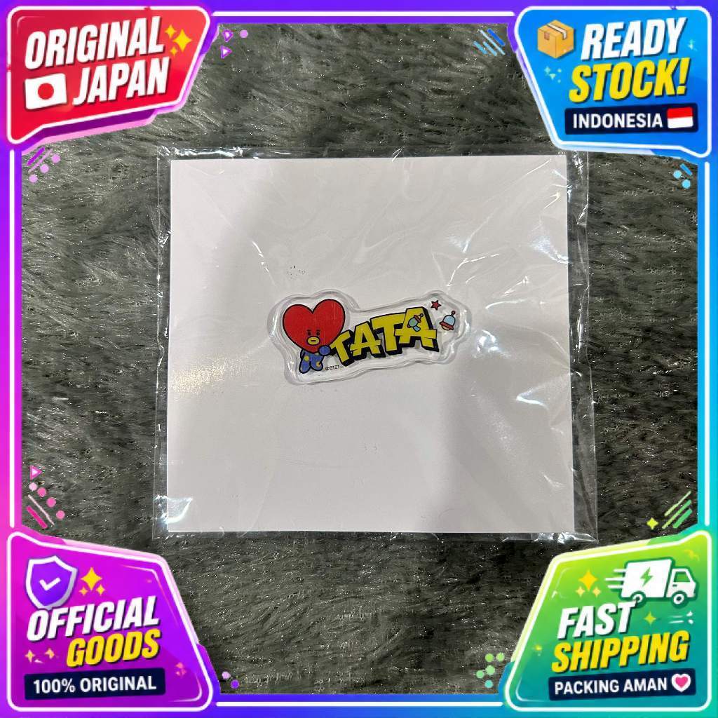 [OFFICIAL MERCHANDISE] เข็มกลัดอะคริลิค: BT21 TATA