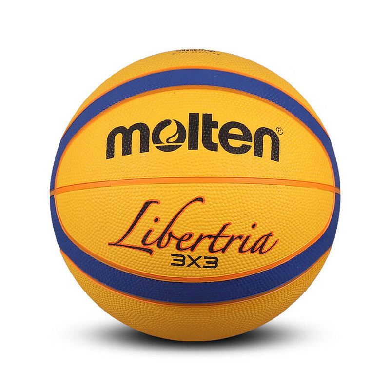 ลูกบาสเก็ตบอล Molten สำหรับนักศึกษาฝึกซ้อมกลางแจ้ง, ลูกบอลยาง 3V3, ลูกบอลพิเศษรุ่น B33T2000