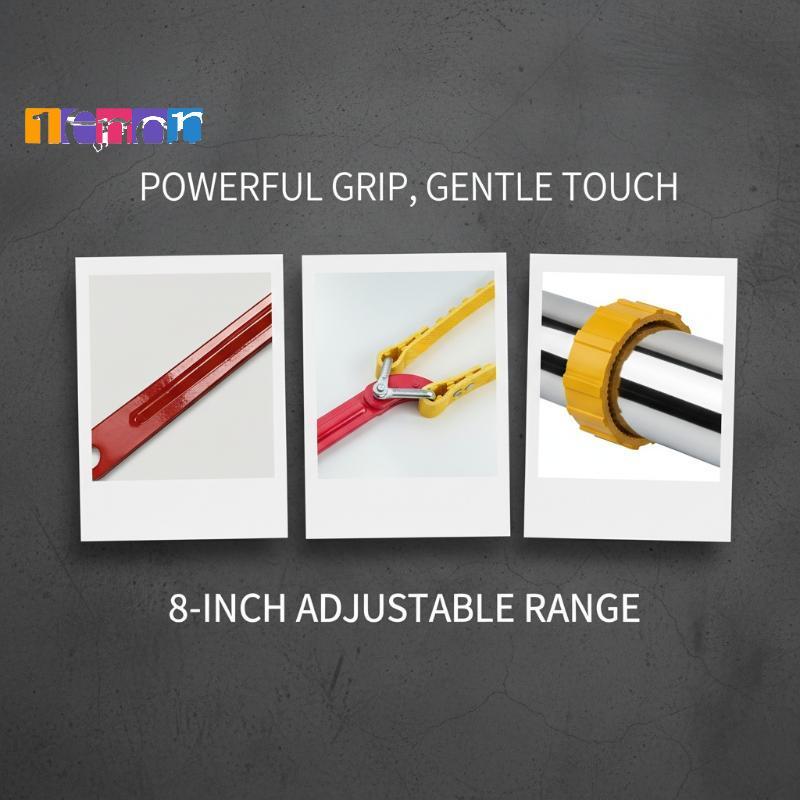 [Lemon] 8IN ประแจสายพานแบบปรับได้สายกรองน้ํามันเครื่องมือทนทานประแจโซ่ Spanner ที่จับกันลื่นสําหรับร