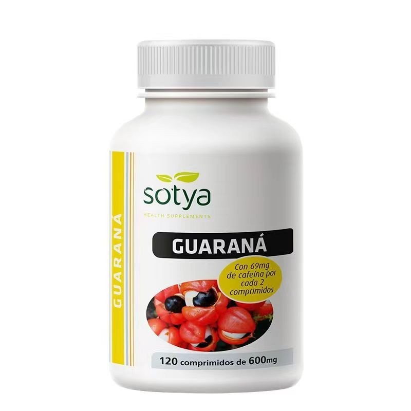 Sotya สเปนต้นฉบับนําเข้า Guarana 120 แคปซูล/ขวดสารสกัดจากพืช Guarana ผลไม้ Extract#Sotya西班牙原装进口瓜拉纳12