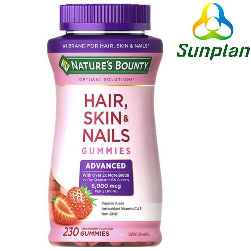 SUNPLAN.PH Volumizing Hair Care Nails Essence, 230 Gummies