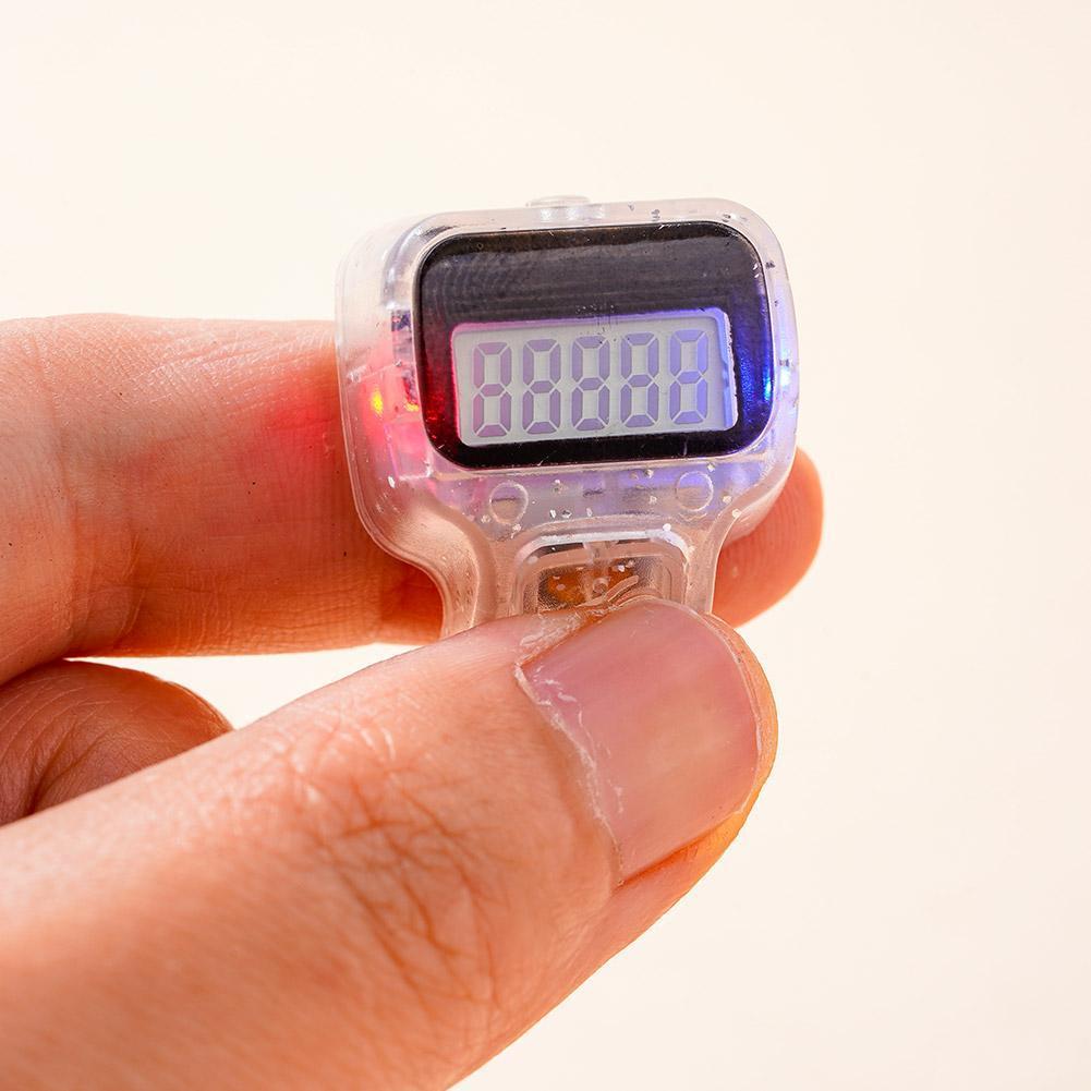 Finger Counter Thumb Fitness Counter Ring Counter Tally กลางแจ้งมือกีฬานับ S8r9