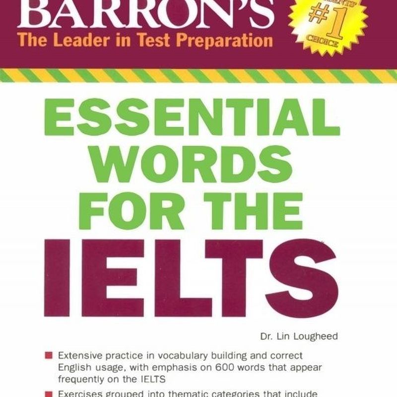 ในสต็อก คําที่จําเป็นของ Barron สําหรับ IELTS