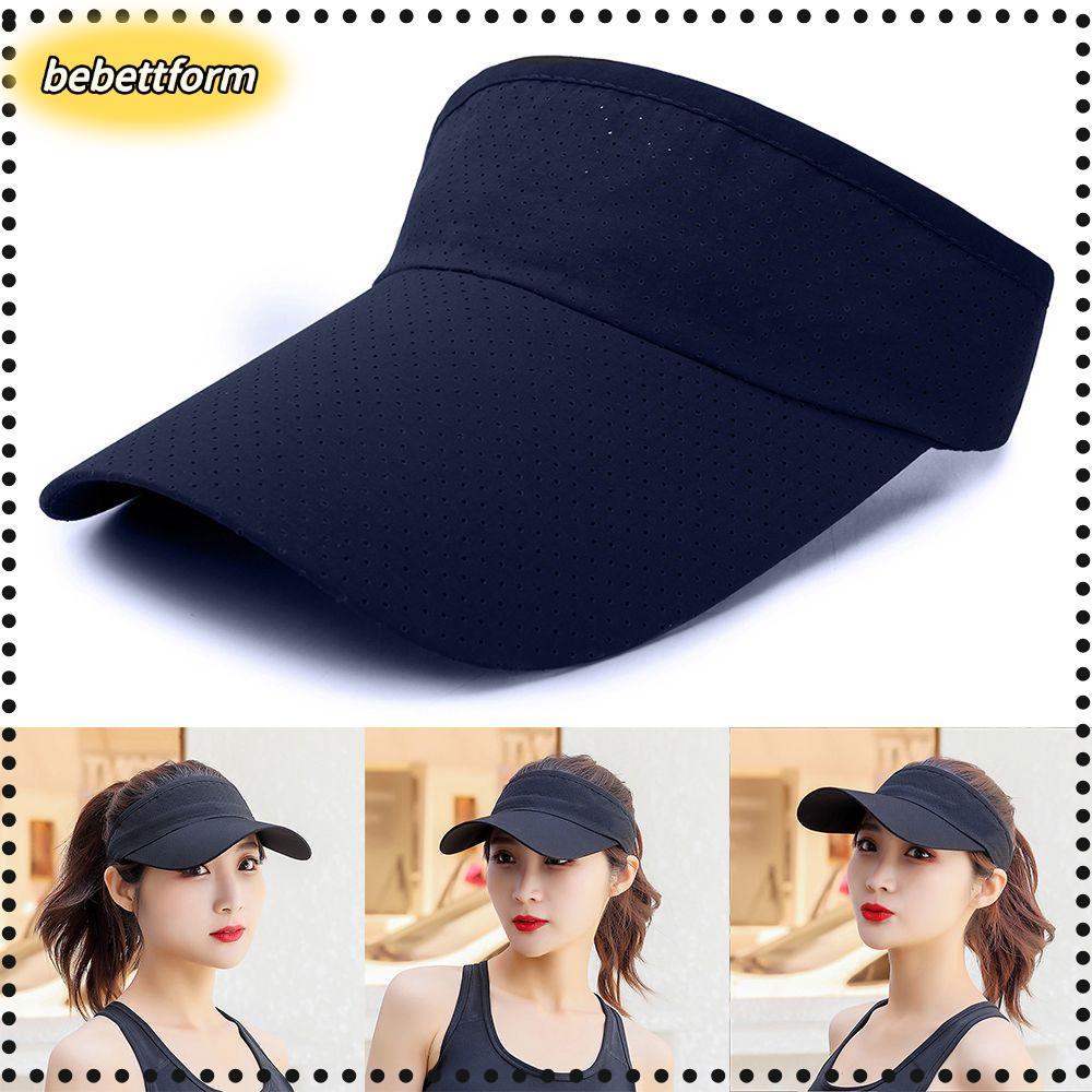 BEBETTKISS Sports Visor Breathable Casual Tennis Golf Running Summer Baseball Cap