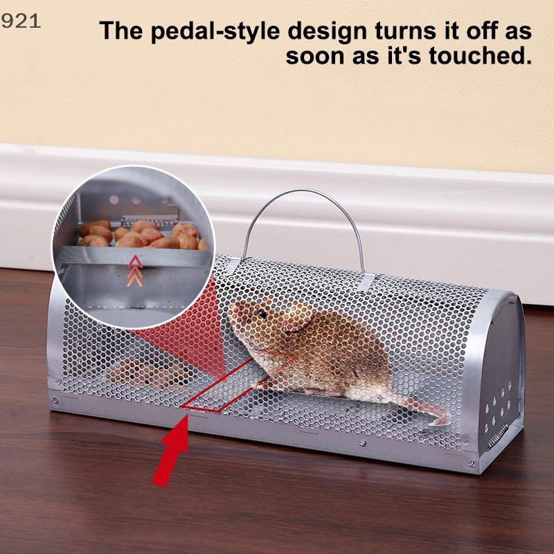 Nuannuaa High-sennation ชุบสังกะสี Rat TRAP กรงดักหนู Pest Control All Mice และ Rat Can Fit In Mice 