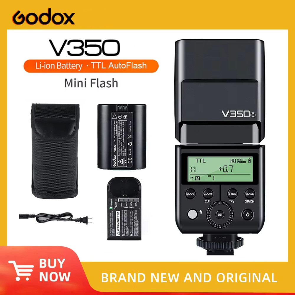 Godox V350C V350N V350S V350F V350O TTL HSS กล้อง Speedlite แฟลชแบตเตอรี่ลิเธียมในตัวสําหรับ Canon N