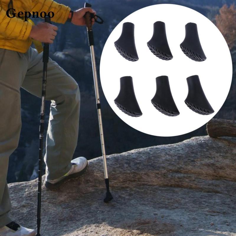 Gepnoo Nordic Walking Pole Boot Tips Cover Part Trekking Pole อุปกรณ์เสริมแผ่นกันลื่นสําหรับกิจกรรมก