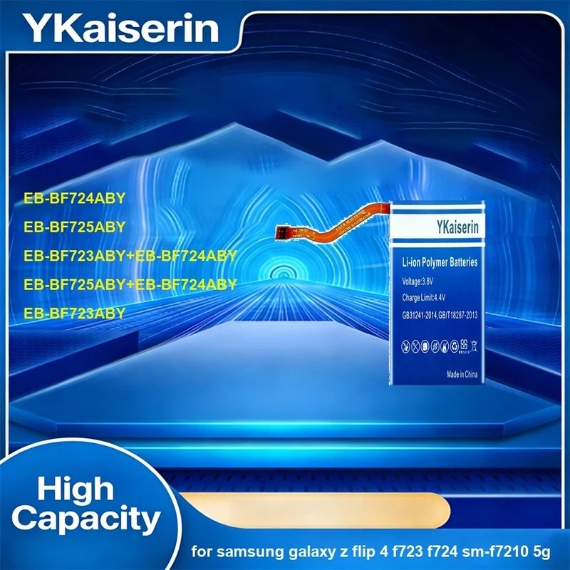 1600-3200mAh สําหรับ Samsung Galaxy z Flip 4 F723 F724 SM-F7210 5G EB-BF723ABY EB-BF724ABY EB-BF723A