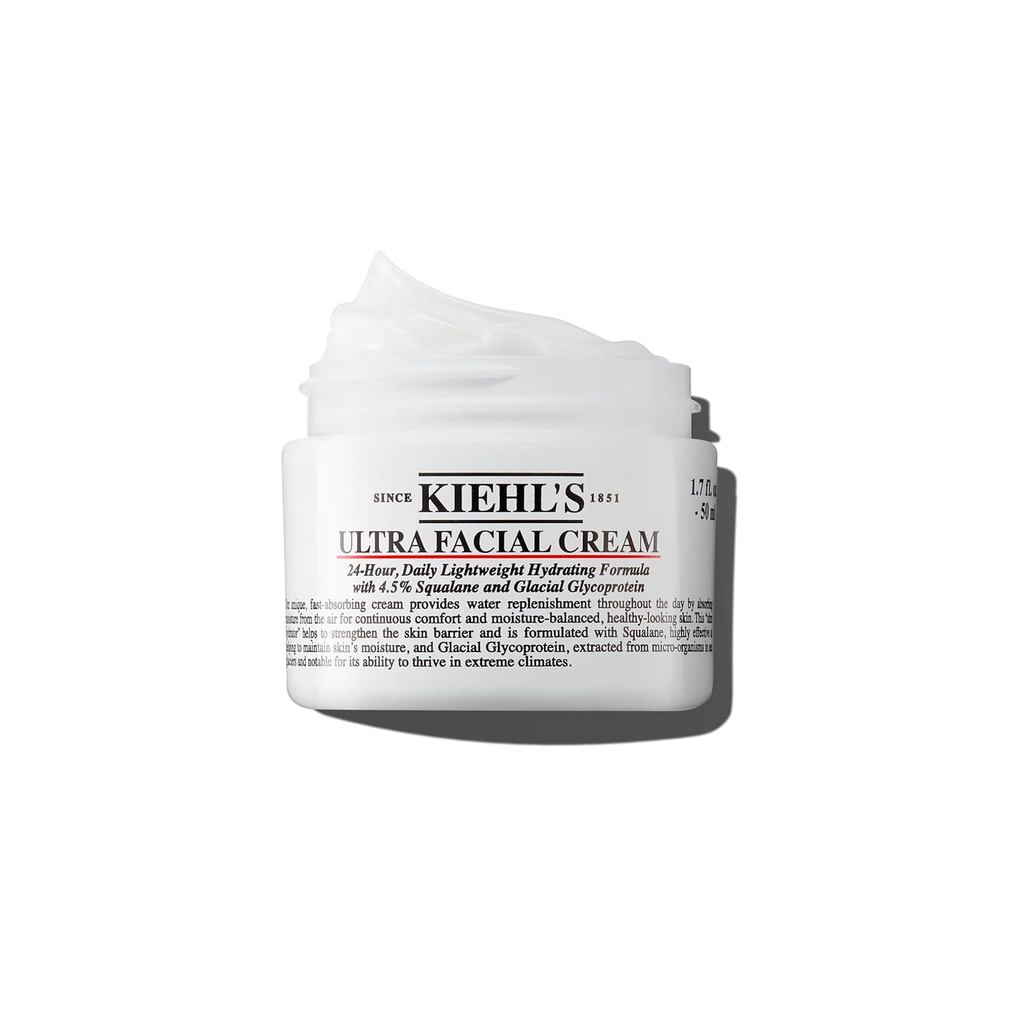 Kiehls - Ultra Facial Cream Daily Moisturizer พร้อมสควาเลน 4.5% | ครีมบํารุงผิวหน้าสําหรับความชุ่มชื