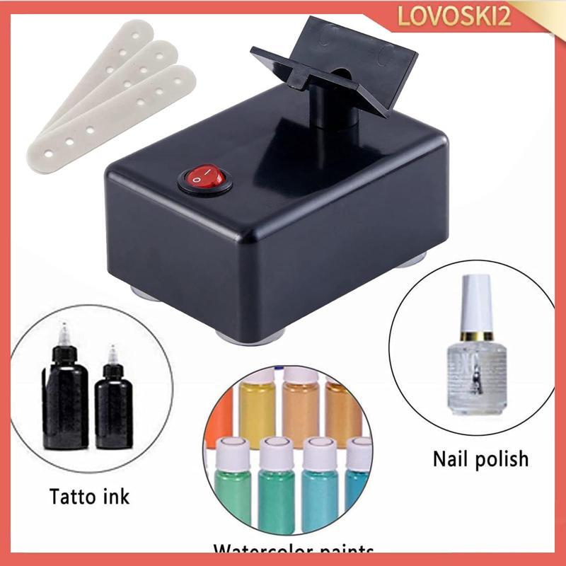 [Lovoski2] ยาทาเล็บ Shaker น้ํายาเคลือบเงาเครื่องผสมสําหรับทําเล็บสายรัดปรับได้ PP Mini Vortex Mixer