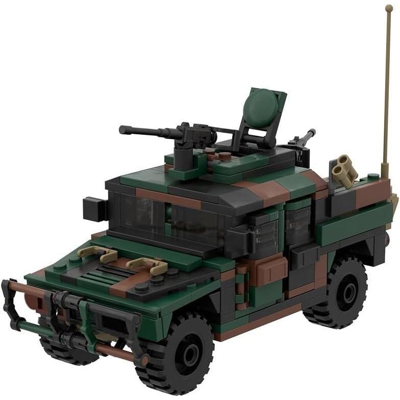 Technic M998A1 Armored Vehicle Matching Set, Armored Military Series Building Block Set (355 คอเต่าค