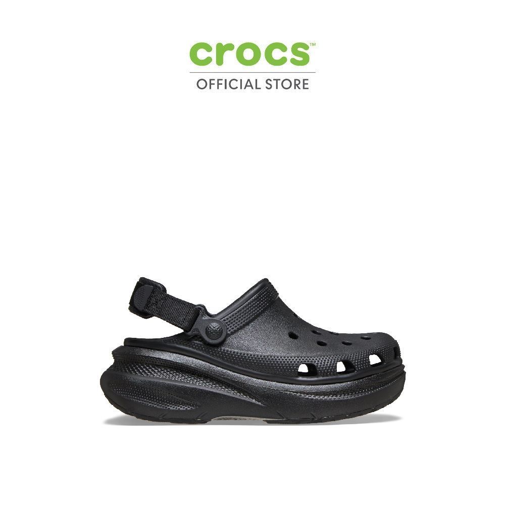 CROCS รองเท้าลำลองผู้ใหญ่ NEW CRUSH CLOG - BLACK