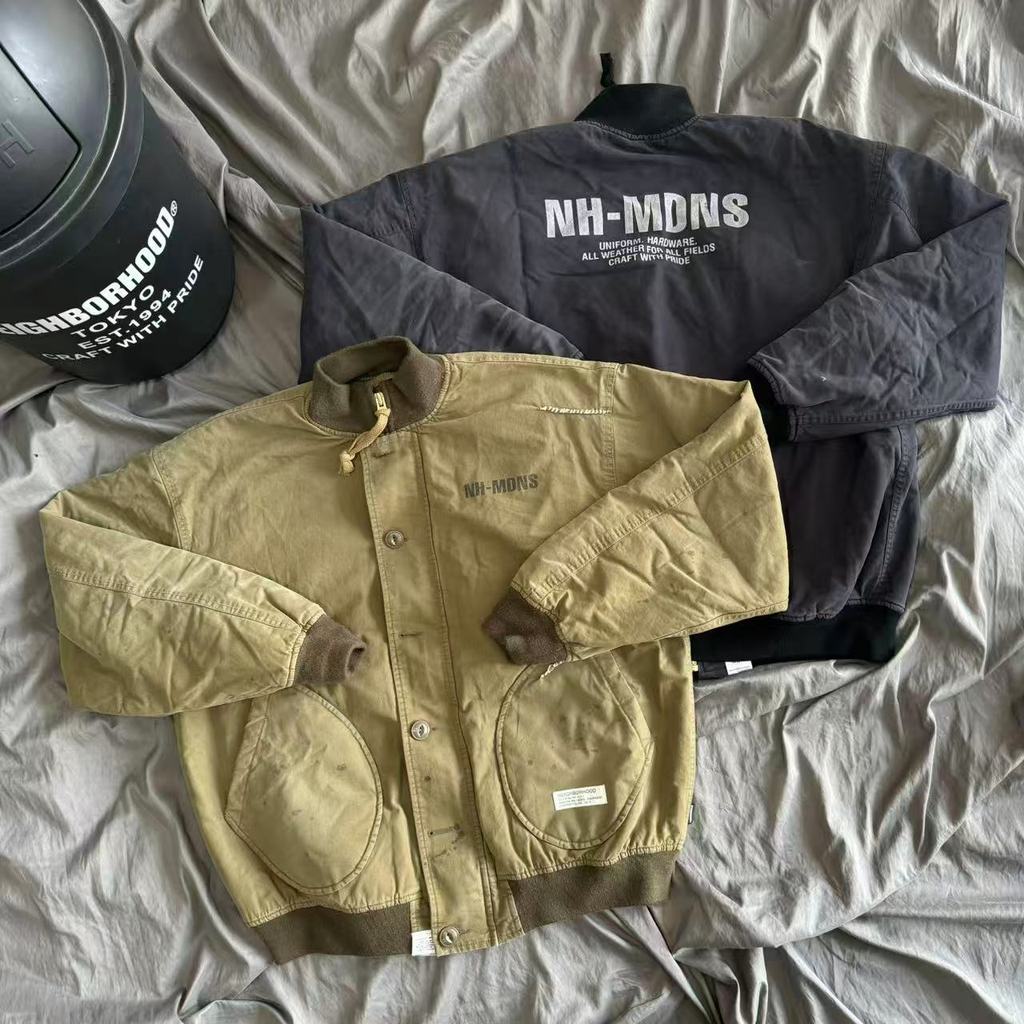 S2M1 MADNESS * NBHD Deck Uniform Military Style Jacket Cotton Uniform Men Women Style