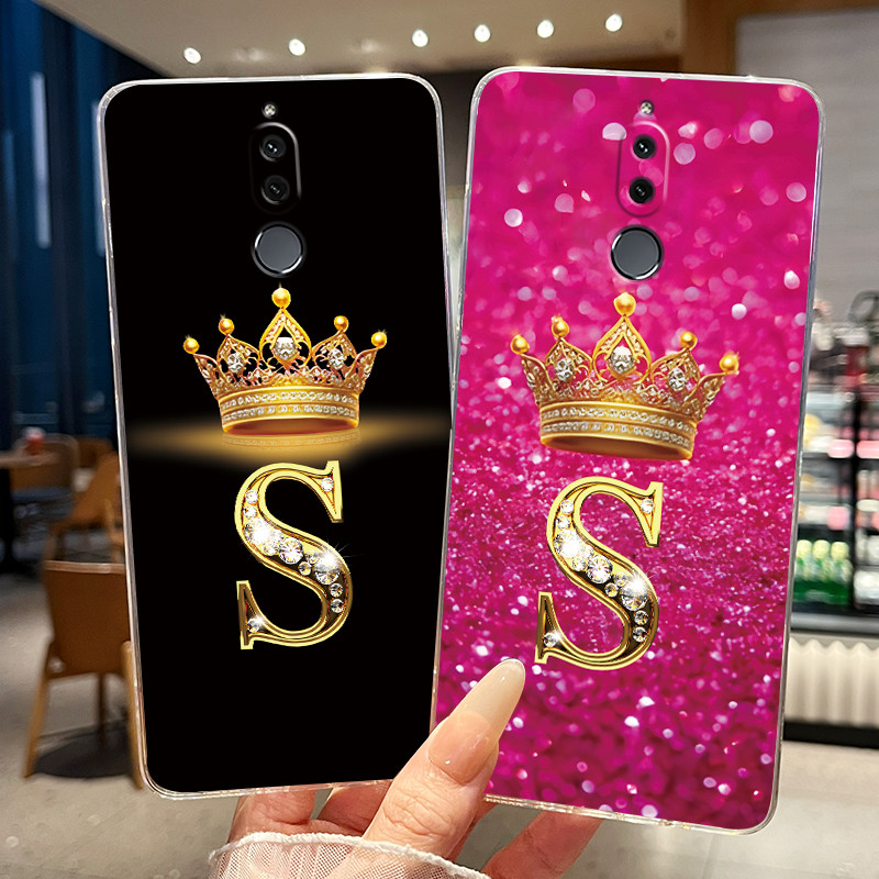 ปลอกสําหรับ Huawei Nova 2i Mate 10 Lite เคสโทรศัพท์ RNE-L21 RNE-L22 Clear Soft TPU แฟชั่นมงกุฎเริ่มต