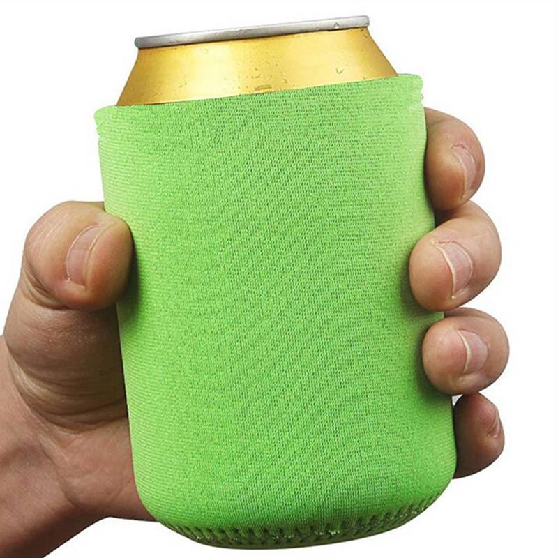 TH & Fashion 6 ชิ้น Beer Can Cooler/ Sleeves Soft Insulated Reusable Holder Water Soda Bottle.
