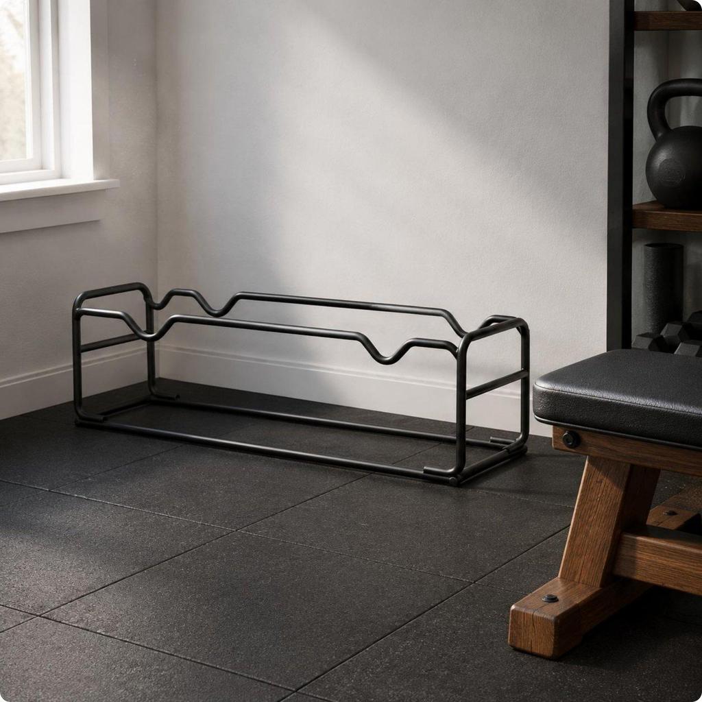 [arutoxalc] Barbell and Dumbbell Rack จัดระเบียบง่าย Dumbbell Storage Rack แผ่นยาง