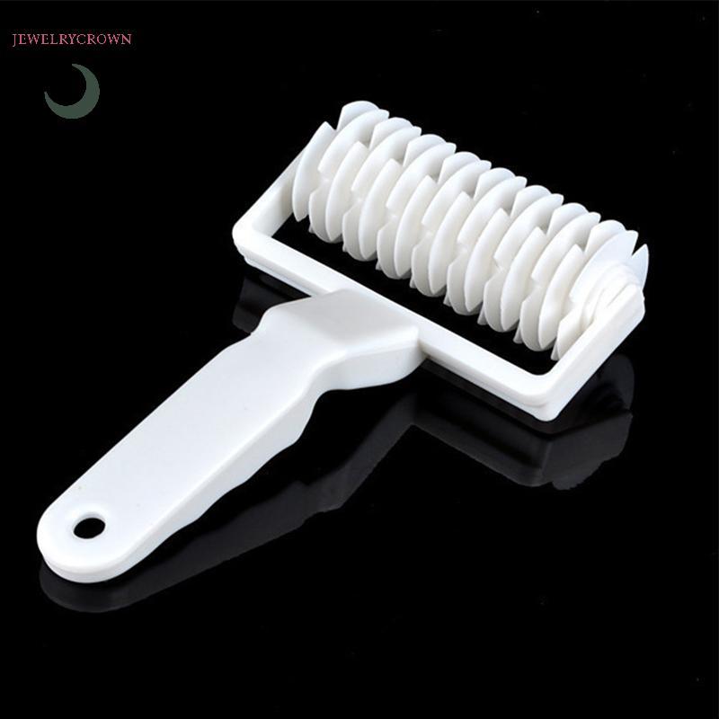 Pastry Lattice Roller Cutter พาย Pastry Dough Fondant พิซซ่าเค้กเครื่องตัด Roller Home Kitchen เครื่