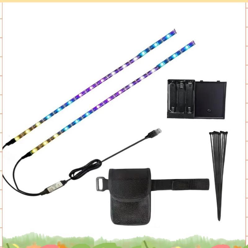 ไฟ LED Strip RGB ไฟ LED Strip RGB สําหรับสกู๊ตเตอร์จักรยานไฟเตือนเพื่อความปลอดภัยสําหรับขี่กลางคืนแข