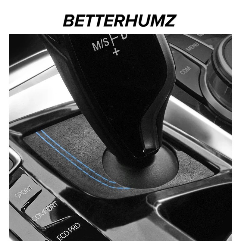 สําหรับ BMW G30 G32 G38 Series 5 6 GT Alcantara เกียร์ Shifter แผง Trim ภายในรถปรับแต่ง