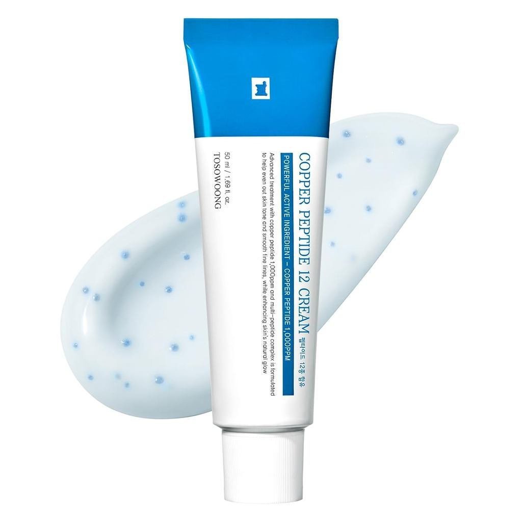 TOSOWOONG Copper Peptide 12.99% Pure Copper Tripeptide-1, GHK-Cu, One Type ประกอบด้วยส่วนผสม K7VVV ส