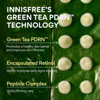 [ใหม่] Innisfree Green Tea PDRN Bounce Booster Eye&Lip Serum 15ml. อินนิสฟรี เซรั่มบำรุงรอบดวงตาและริมฝีปาก ลดริ้วรอย