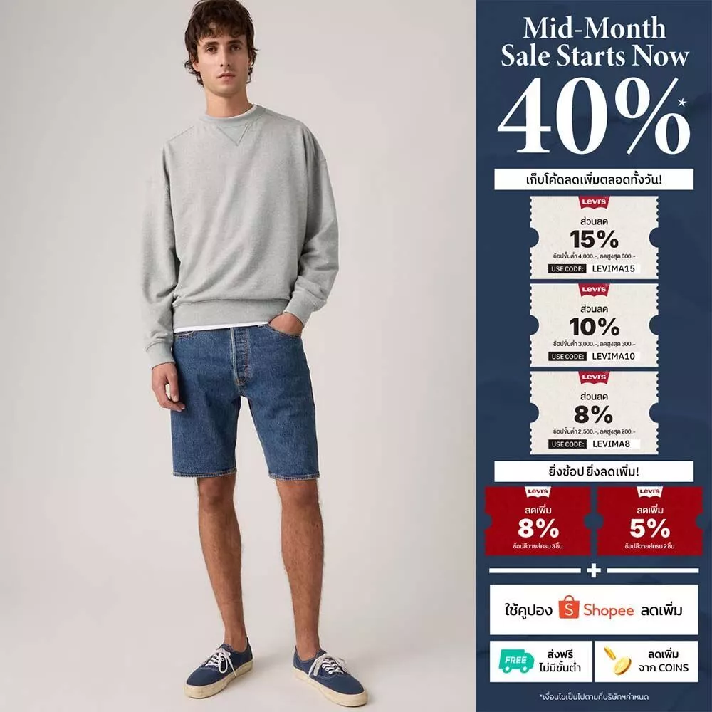 กางเกงขาสั้น Levi's® Men's 501® Original Shorts