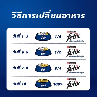 [เลือกรสชาติได้] Purina FELIX อาหารแมวเปียก ในเอ๊กซ์ตร้าเกรวี 70g x48 ซอง สูตร Complete & Balance เลขทะเบียน07
