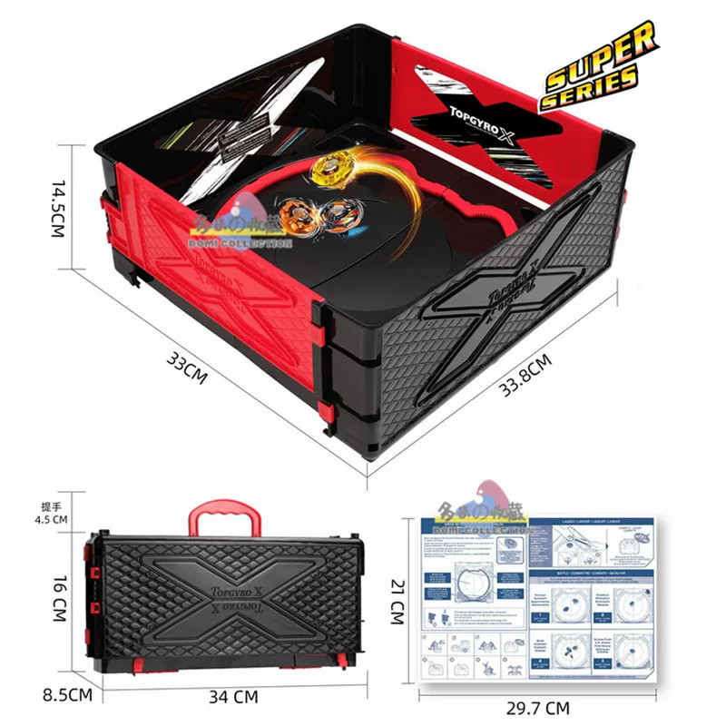 สินค้าใหม่ X Series Beyblade Battle Disk พับการแข่งขัน Battle Disk Beyblade Disk เด็ก Battle ของเล่น