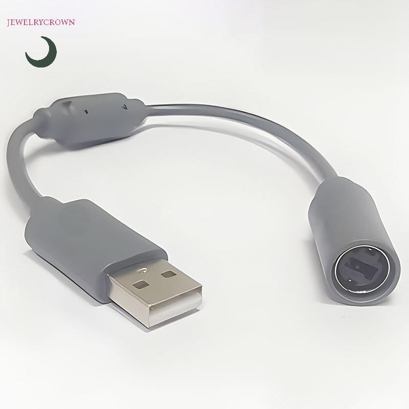 สําหรับ Microsoft Xbox360 สําหรับ Xbox 360 USB Breakaway Cable Line PC Cable Off Cord Adapter พร้อมฟ