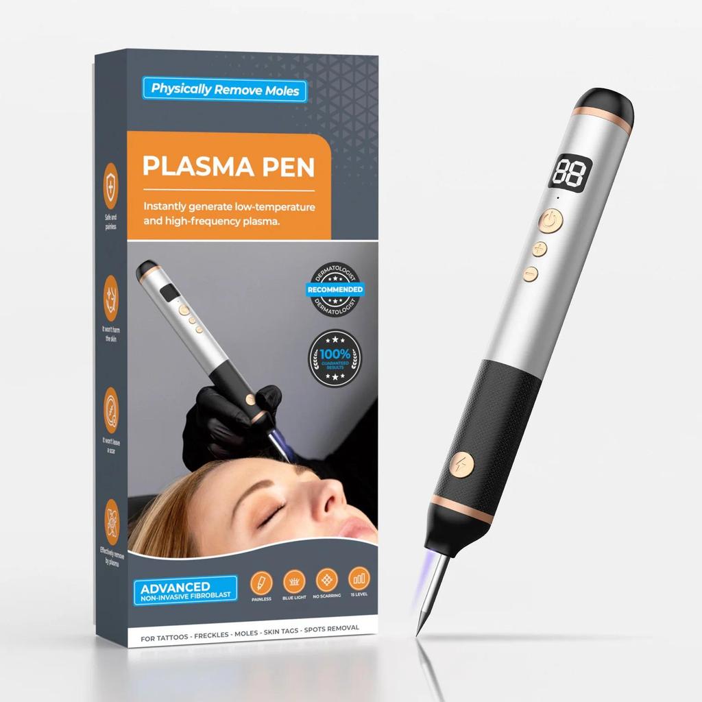 【QJ】Laser Plasma Pen Skin Tag Removal Kit, 15 Levels Best Remover Product for Skin Tags and Warts Ho